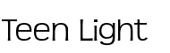 Show font details for  Teen_Light.ttf