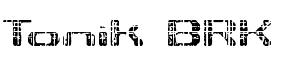 Show font details for  Tonik_BRK.ttf